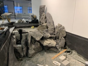 opbygning granit ved vandloeb